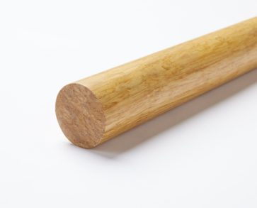 Bambu Rundstav Ekstreme Natur, Mattlack Ø44mm