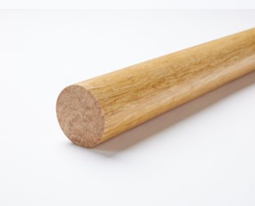 Bambu Rundstav Extrem Natur, Mattlack Ø56mm