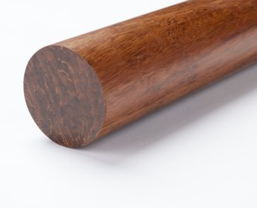 Bambu  Extrem Rundstav, Karb. Mattlack Ø44mm