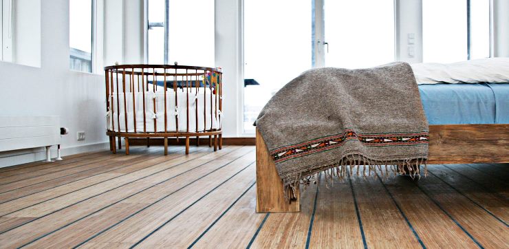 Bambu SkeppsPlank™ Karboniserat obehandlad