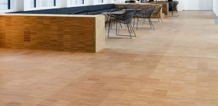 Bambu Högkantsparkett™ Karboniserat 15 mm